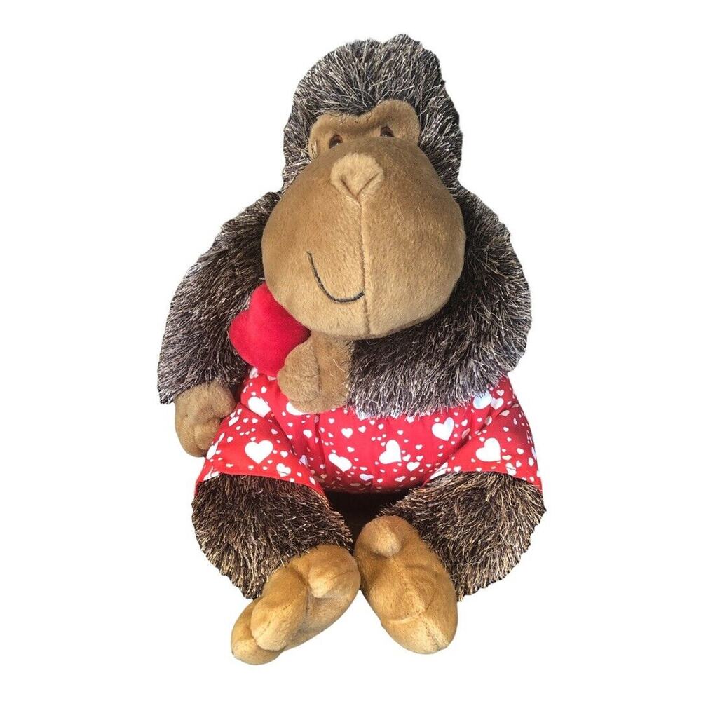 Hallmark BOOM BOOM GORILLA Plush STUFFED ANIMAL Valentines‎ Day Toy